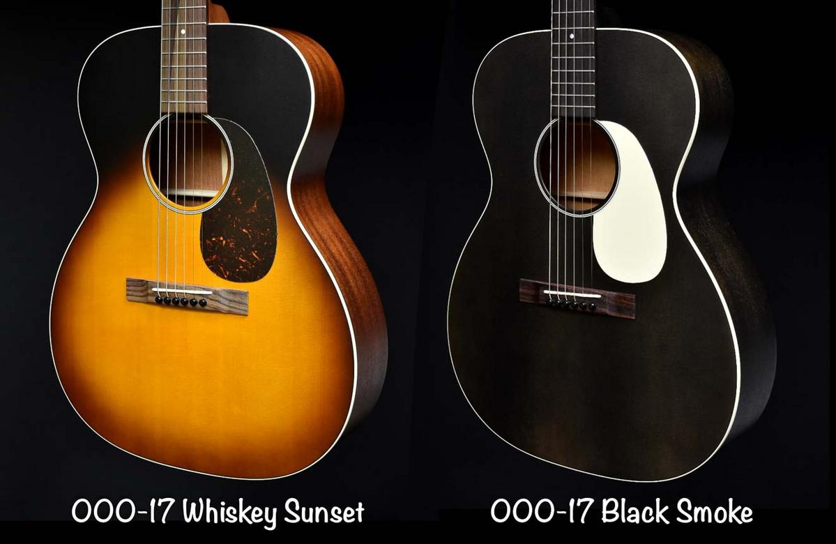 Martin 000-17 Whiskey Sunset and 000-17 Black Smoke
