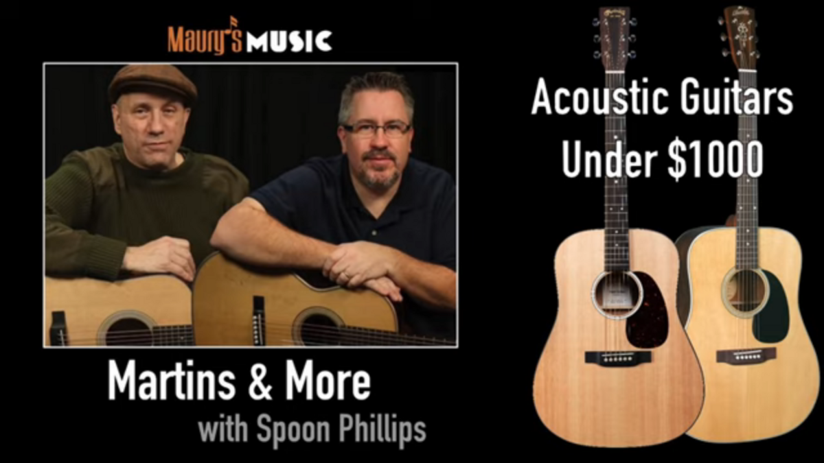 Acoustic Guitars Under $1000