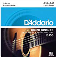 D'Addario EJ36 Light Strings