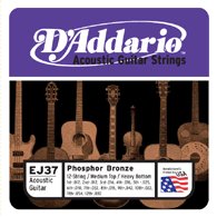 D'Addario EJ37 Med Top Heavy Bottom Strings