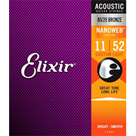 Elixir 11027 Nanoweb Custom Light Strings