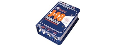 Radial J48 Phantom Powered Active Direct Box